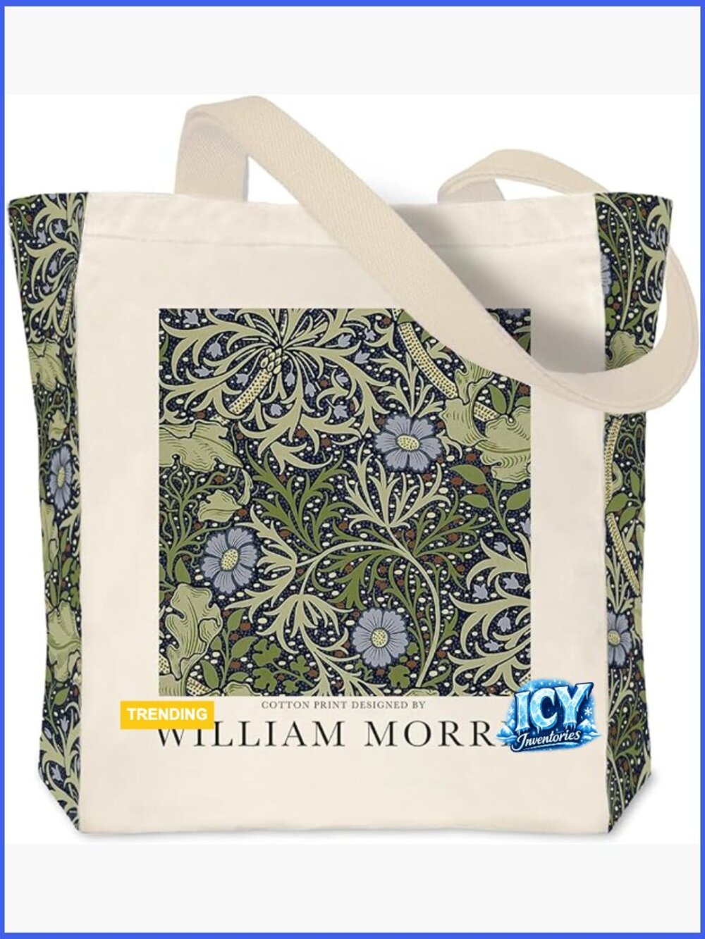 Canvas Tote Bag Reusable Personalized Shoulder Shopping Bag